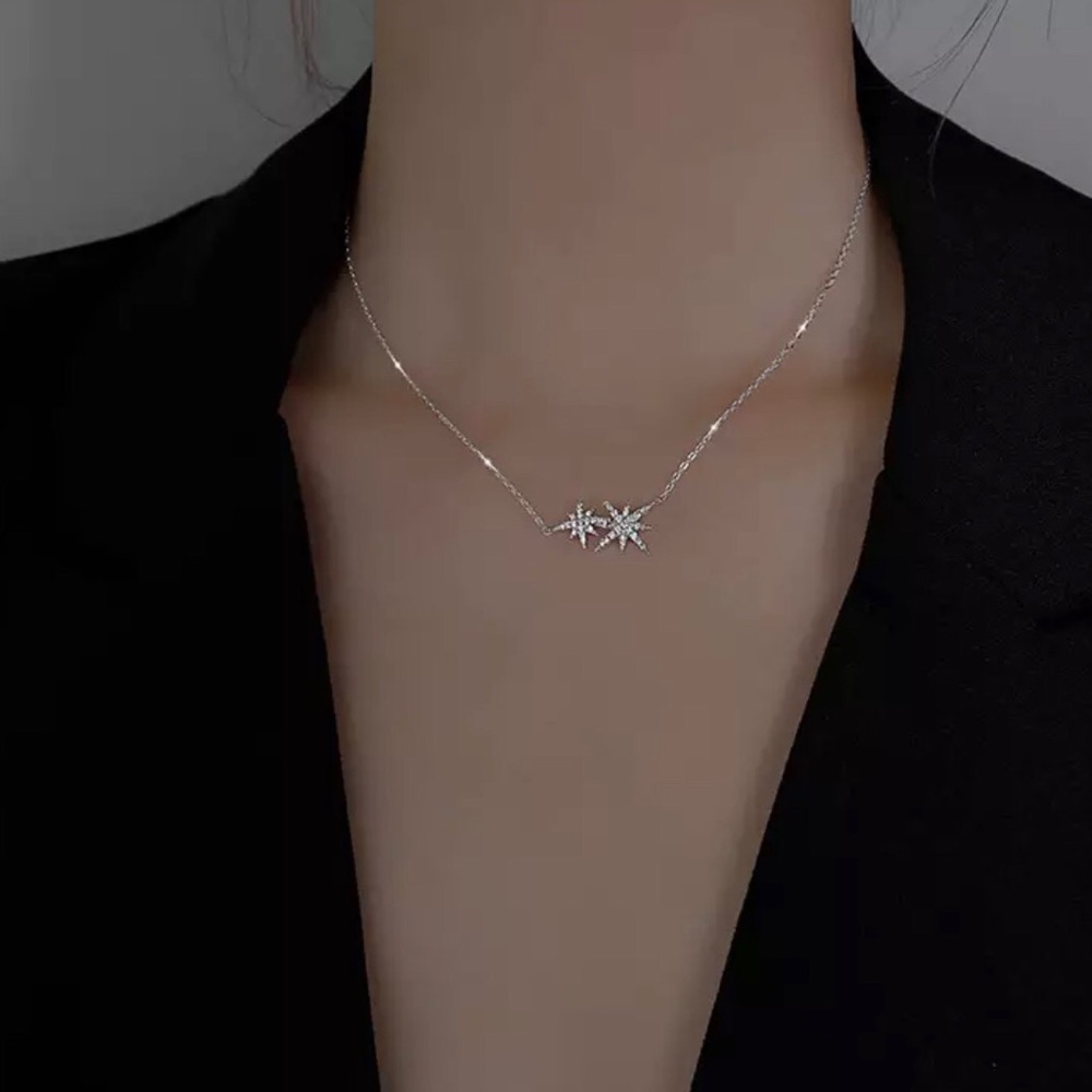 925 Sterling Silver Star Constellation Necklace